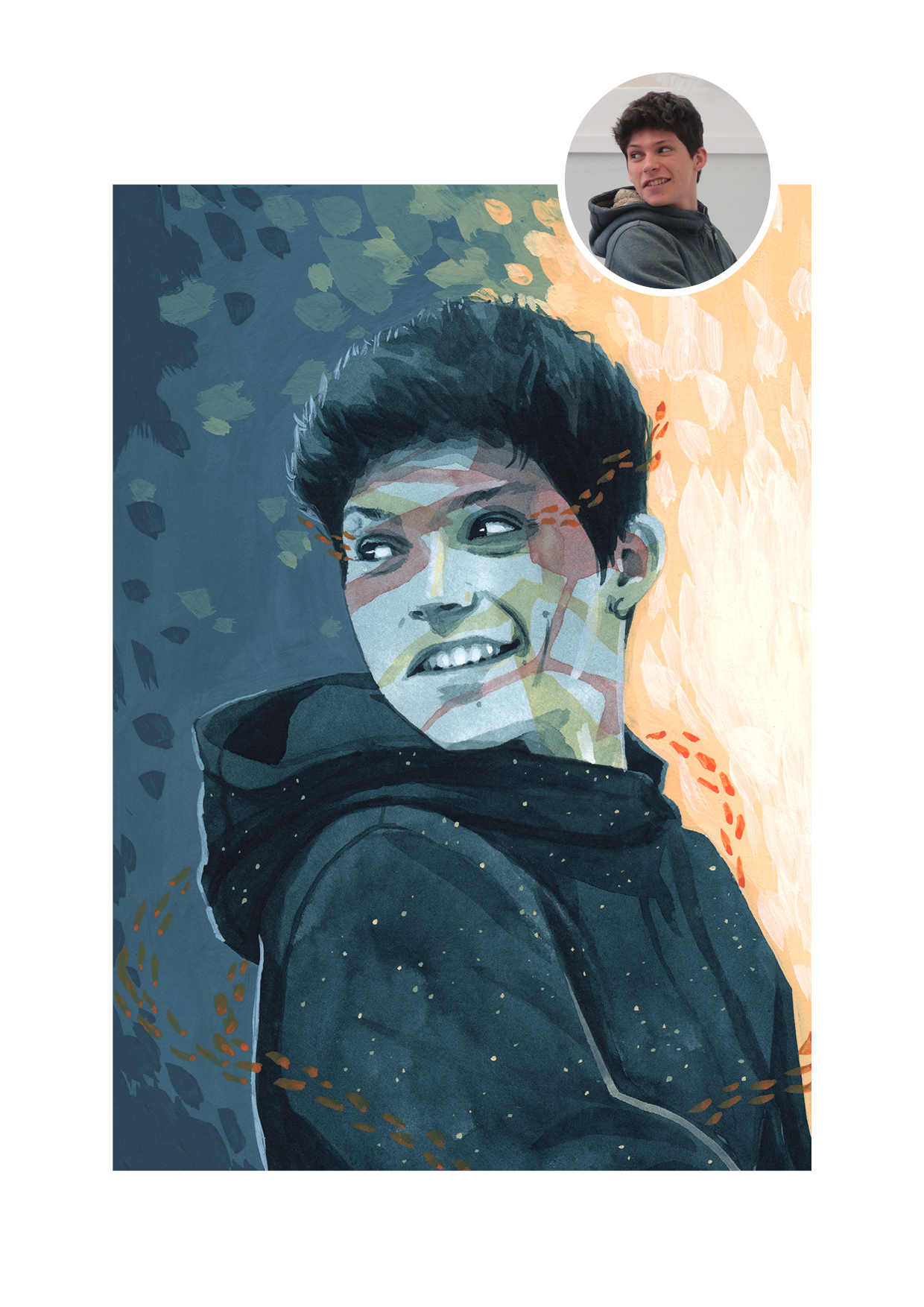 Peinture - Animal symbolique - Éléphant - Par Green Mama Art